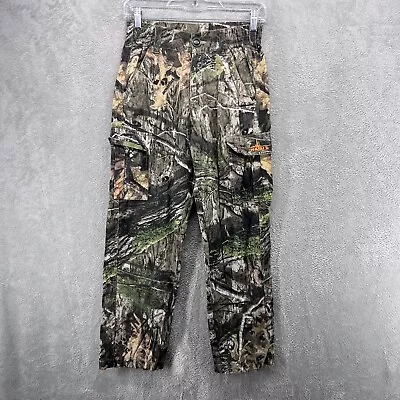 Habit Pants Kids Large Camouflage Straight Leg Cotton Mossy Oak Hunting Outdoors • $15.75