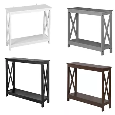 Multi-Color Console Table For Entryway Storage Shelf Entry Accent Sofa Modern • $49.58