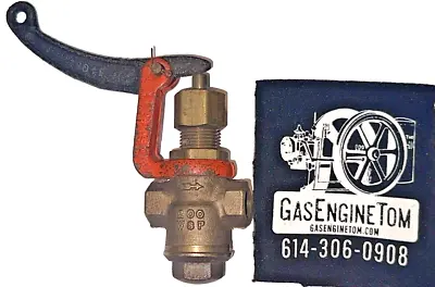 OHIO BRASS CO. 1/4  Bronze Whistle Valve 200 WSP Train Steam Water • $114.99