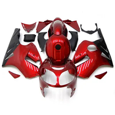 Pearl Red Black Fairings For Kawasaki Ninja ZX12R ZX1200 2000-2001 ABS Bodywork • $429.95