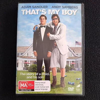 That's My Boy DVD (2012 Adam Sandler Andy Samberg - Reg4 - Very Good Cond) • $5.40