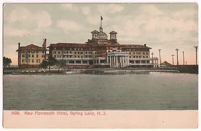 Postcard 1913 New Monmouth Hotel Spring Lake N.J. • $2.73