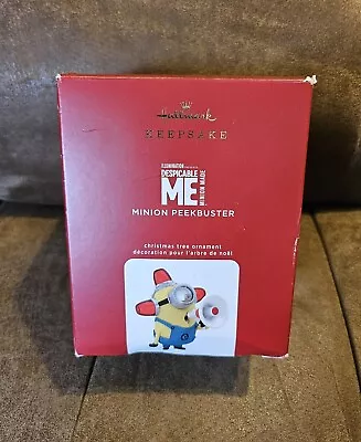 Hallmark 2020 DESPICABLE ME MINION PEEKBUSTER Ornament Motion Activated NEW • $34.99