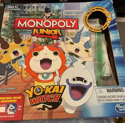 Monopoly Junior Yo-Kai Watch Edition Board Game Exclusive Yokai Medal For Parts • $6.95