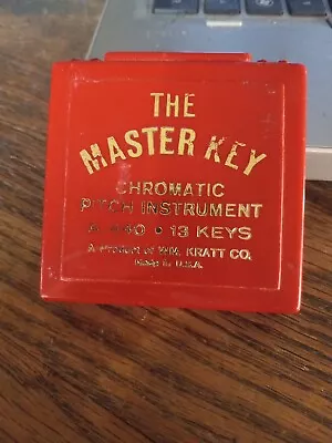 Vintage The Master Key Chromatic Pitch Instrument - W.m. Kratt Co. 13 Key Pipe • $15