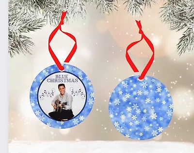 ELVIS BLUE  Christmas Tree Ornament/Stocking Stuffer/ ELVIS PRESELY GIFT • $11.99