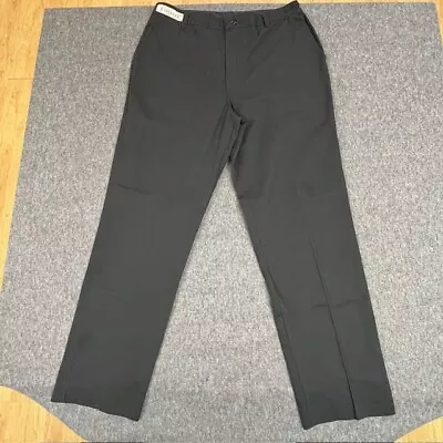 Red Kap Work Pants Mens Size 40x34 Black Elastic Waist • $10.80