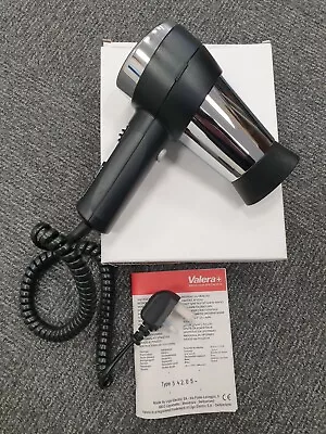 Valera EPAVSB 1200w Black/Chrome Hair Dryer With Fitted Plug • £25