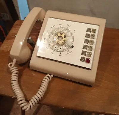 Vintage Stromberg Carlson Multi Line Phone Business Rotary Dial Mid Century Prop • $64.99