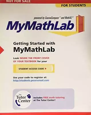 Generic Mymathlab Student Starter Kit For Packages - Paperback - GOOD • $6.73