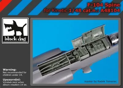 Blackdog Models 1/48 F-104 STARFIGHTER SPINE Resin Detail Set • $25.99