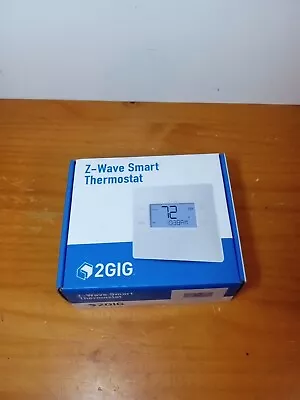 2GIG Z-Wave Programmable Thermostat 2GIG-STZ1-1 New In Box • $85