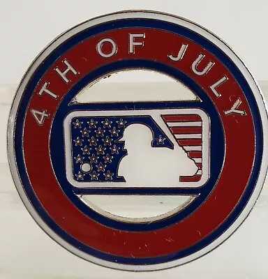 Mlb 4th Of July Patriotic Major League Baseball Logo Pin-free Shipping!! • $11.90