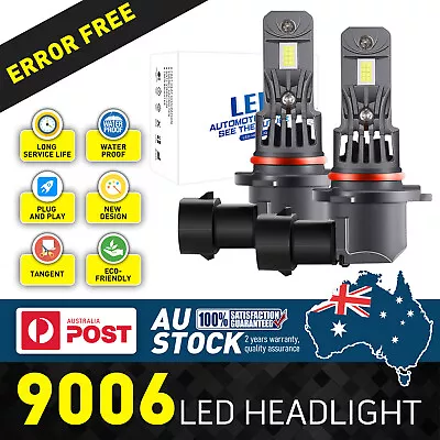 9006/HB4 LED CANBUS Super Bright 6000K White Headlight Bulbs Kit High Low Beam • $37.88