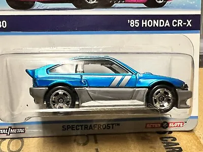 Hot Wheels '85 HONDA CR-X Cool Classics SPECTRAFROST BLUE CRX MUGEN METAL BASE • $38.95