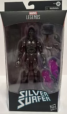 Hasbro Marvel Legends 6  Silver Surfer With Mjolnir 2021 Action Figure Obsidian • $53.95