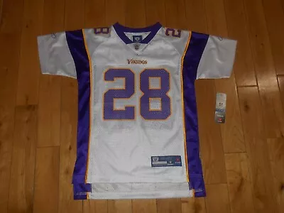 Reebok OnField Adrian Peterson MINNESOTA VIKINGS Youth NFL Team Replica JERSEY M • $38.24