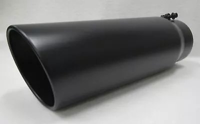 Ford Powerstroke 7.3l 5” Inlet 6” Outlet 18”l (flat Black) Diesel Exhaust Tip • $81.95