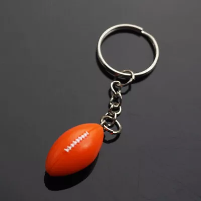 Mini Football Keychain Key Ring Pendant Charm High School Player Coach Gift • $6.99