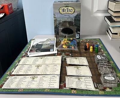 Metro Paris 1898 Board Game - Dirk Henn - 100% Complete - Queen Games • $19.99