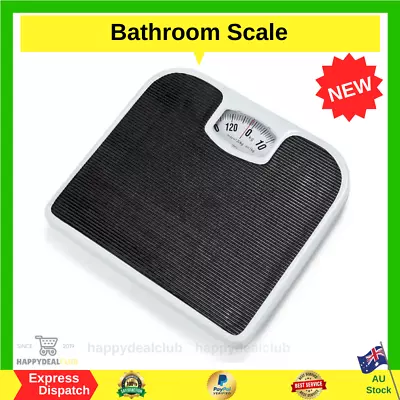 Bathroom Scale Mechanical Machine Weighing Scales 130kg Body Weight Display • $11.50