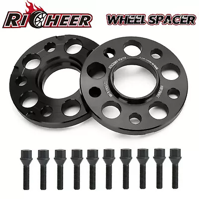 15mm 5X112 Wheel Spacer 66.56mm CB 14X1.25 BOLT FIT BMW X5 X6 X7 G30 Mini Cooper • $39.99