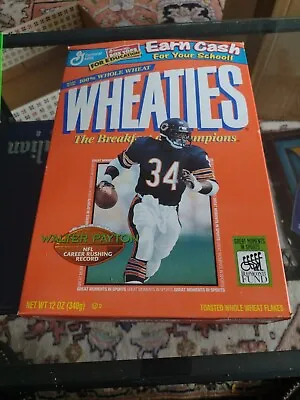 $5 • Buy WALTER PAYTON Wheaties Cereal Box 1998. Opened