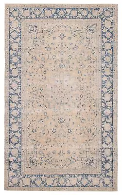 Vintage Hand-Knotted Area Rug 7'9  X 12'10  Traditional Wool Carpet • $1288
