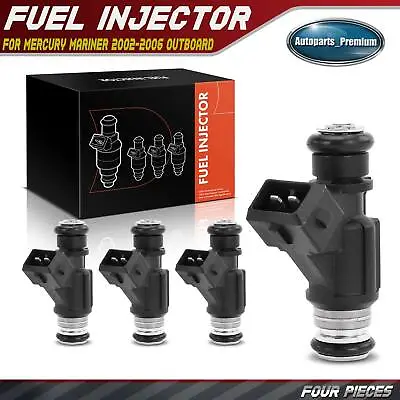 4x Fuel Injector For Mercury Mariner 2002 2003-2006 Outboard Motor 60HP L4 2.3L • $33.99