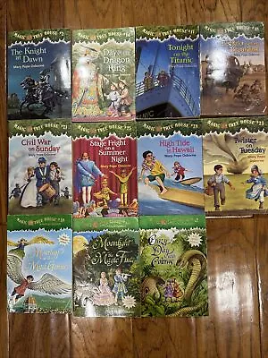 MAGIC TREE HOUSE Lot Of 11 Books-PB-Various Titles -MARY POPE OSBORNE • $13
