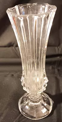 Mikasa Clear Bud Vase - Elegant Late Century Crystal Vase For Flowers - Unleaded • $12.75