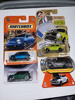 Matchbox 1956 Morris Minor Moving Parts | Matchbox Mini Cooper “Mr Bean” | Fiat • $20