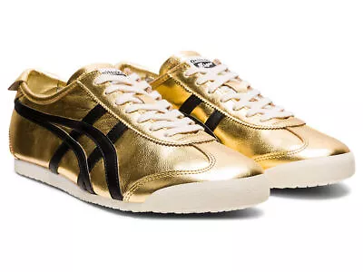 Onitsuka Tiger MEXICO 66 1183B566 200 PURE GOLD BLACK • $265.54