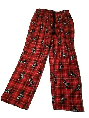 $10.99 • Buy XL Stafford Men's Red Pajama Lounge Pants. Soft Fleece. Classic Fit. Preowned 