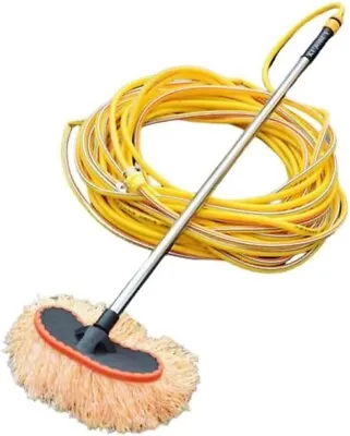 Mop Set Microfiber Wash Brush Car Wash Brush With 32 Ft Water Hose Auto Brush • $13.99