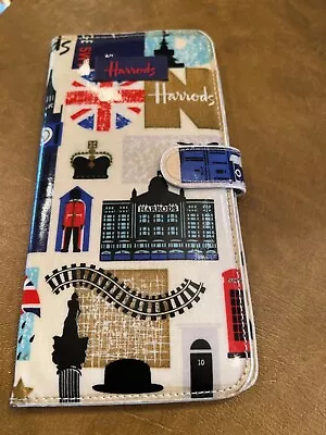 Harrods Decor Vinyl Wallet Slim Fold Snap Close Zip/open Pockets London Scenes • $9.99