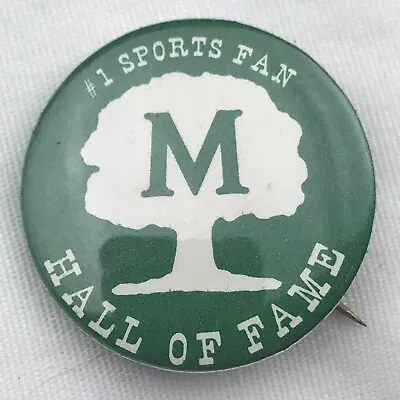 Sports Fan Hall Of Fame Vintage Pin Button Pinback • $12.88