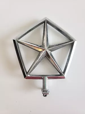 Vintage Metal  Dodge Chrysler Plymouth  MOPAR Pentastar Hood Ornament  • $23.99