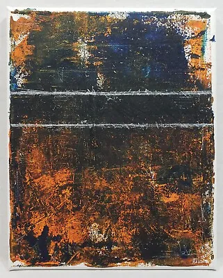 No.508 Original Modern Minimal Textured Oil And Cold Wax Painting By K.A.Davis • $75