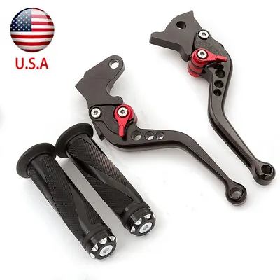 For Yamaha Warrior YFM350 TTR250 TTR125 YBR125 Brake Clutch Lever Handle Grips • $37.99