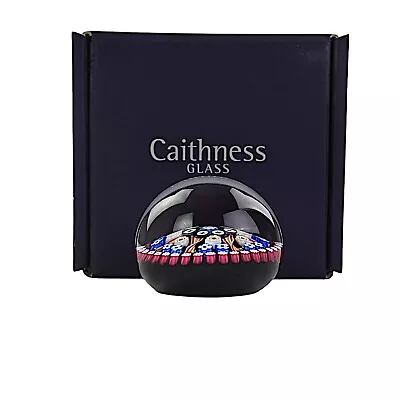 Caithness Glass Paperweight Millefiori • £20