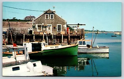 Postcard Chatham Fish Pier Cape Cod Massachusetts MA Chrome Unposted • $3.75