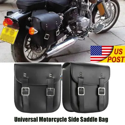 Pair PU Side Saddle Bag For Suzuki Boulevard M109R M50 M90 C109R C50 C90 S 40 50 • $62.11