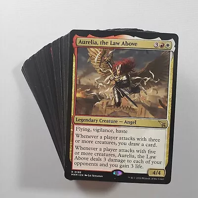 MTG MKM Commander Aurelia The Law Above EDH Deck • $19.99