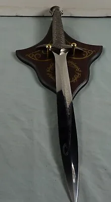 21.75  The Hobbit Sting Sword Of Frodo Medieval Elvish Fantasy Dagger & Plaque • $49.95