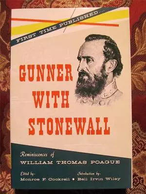 Gunner With Stonewall Jackson - Confederate Memoir Lee's Army - Brand New • $36.93