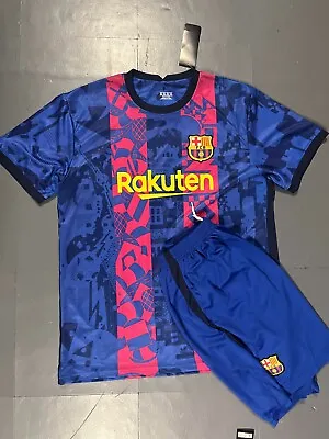 FC Barcelona Soccer Jersey 21/22 Away Fuii Uniform • $39.99