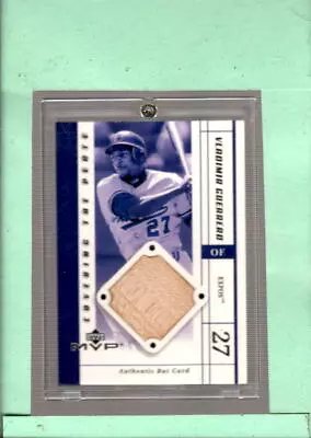 2003 Upper Deck MVP Covering The Plate Game Bat #VG Vladimir Guerrero M ID:52040 • $5.39