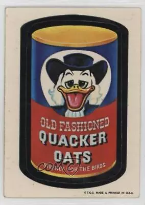 1973 Topps Wacky Packages Series 1 White Back Quacker Oats #QUAC 2d3 • $23.20