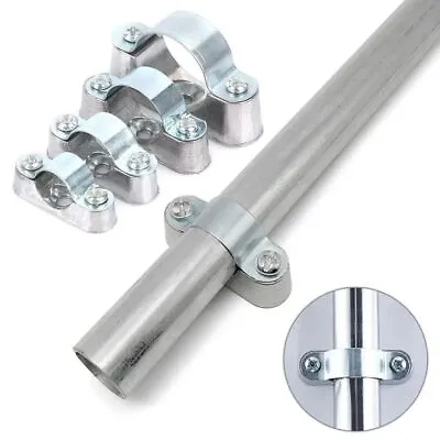 Saddle Card Pipe Clamp With Screw Fixed Clip Off-Wall Code Hardware Fastener • £4.18